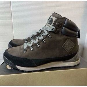 The North Face Men's Back To Berkeley IV Leather Waterproof Boots Brown Black 14
